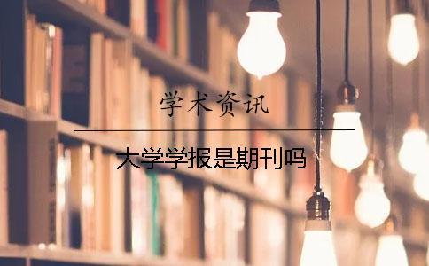 大学学报是期刊吗